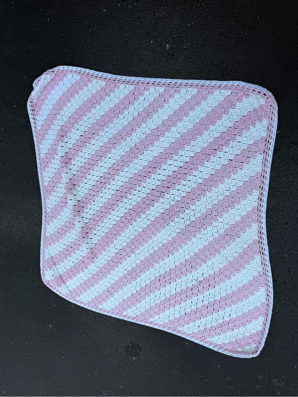 Soft Pink & White Striped Baby Blanket - Kids Accessories